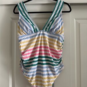 Isabel Maternity by Ingrid & Isabel Striped One Piece Swimsuit - Multicolor